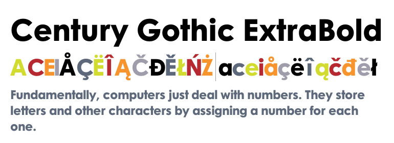 Gothic bold font free